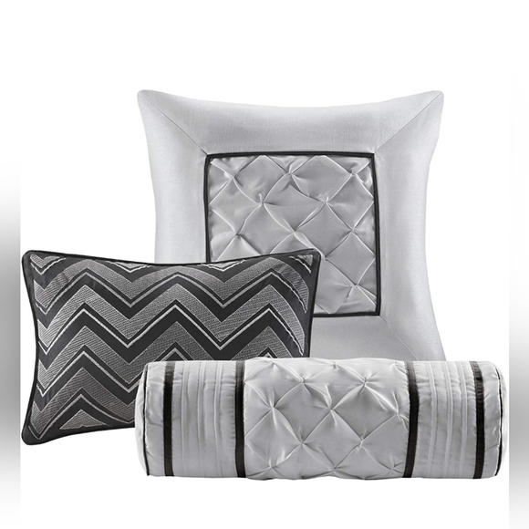 Brand New! Madison Park "Laurel" Cal King Comforter Set! - 7 Piece - Picture 4 of 8